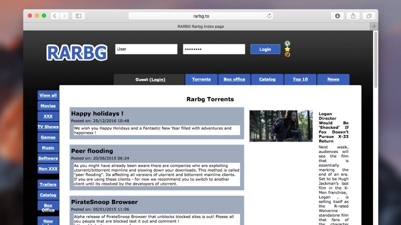 RARBG alternative to LimeTorrents