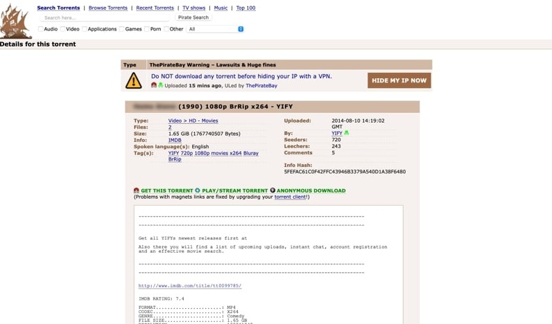 Piratebay proxy