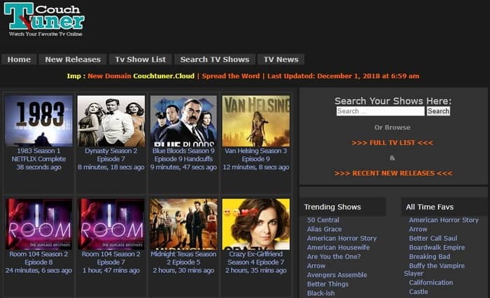 Couchtuner Top 10 Best Alternatives In 2019 For Couchtuner