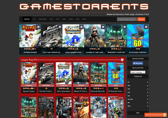 GamesTorrents for Games Site