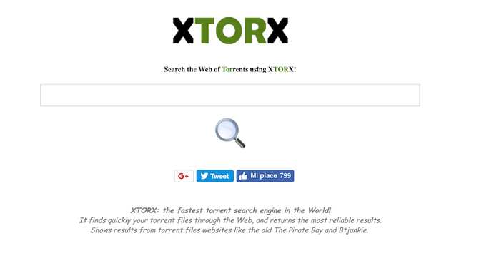 Xtorx torrent search tool