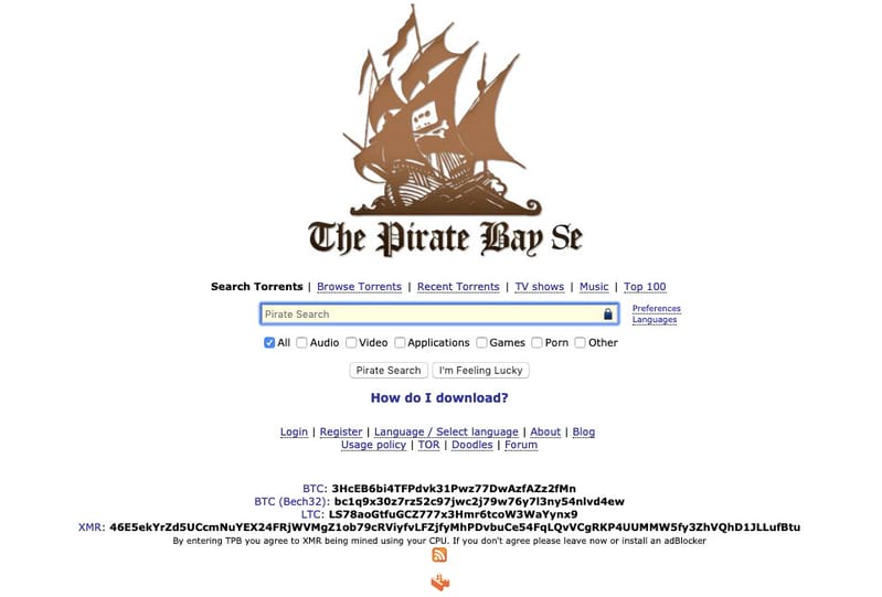 The Pirate Bay.se review